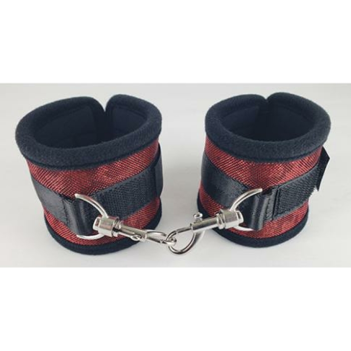 Spartacus Wrist Restraints - Neoprene Red - Image 1
