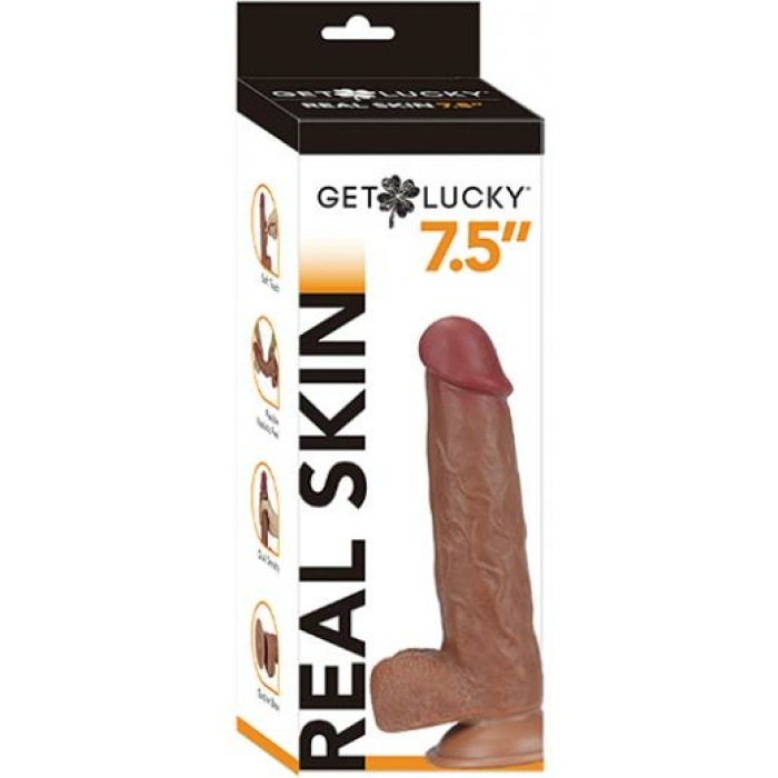 Get Lucky 7.5" Real Skin Series - Light Brown - Image 1