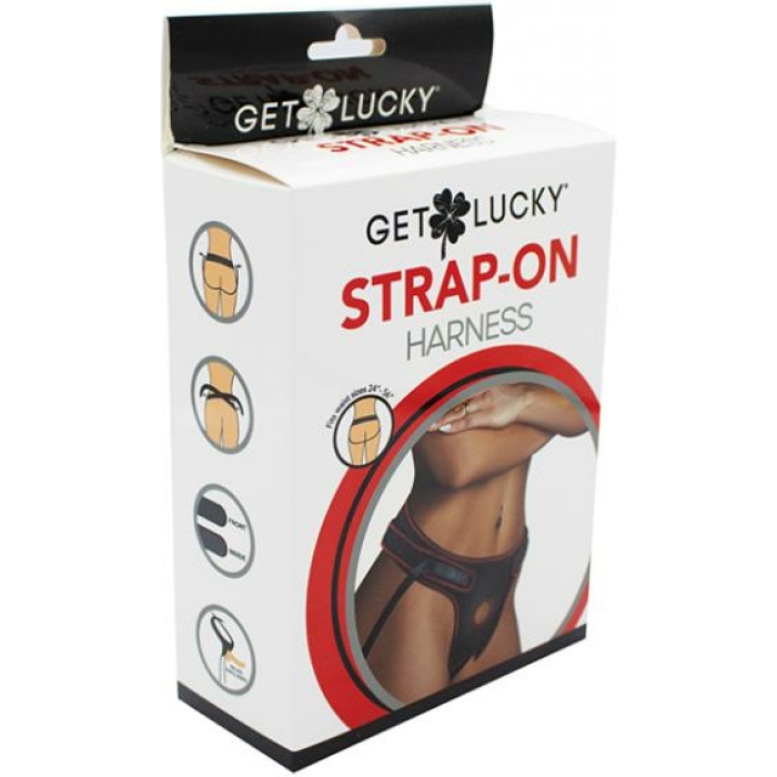 Get Lucky Strap On Harness - Black - Image 1