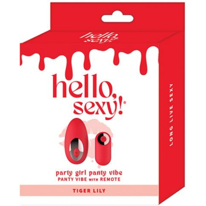 Hello Sexy! Party Girl Panty Vibe - Tiger Lily - Image 1