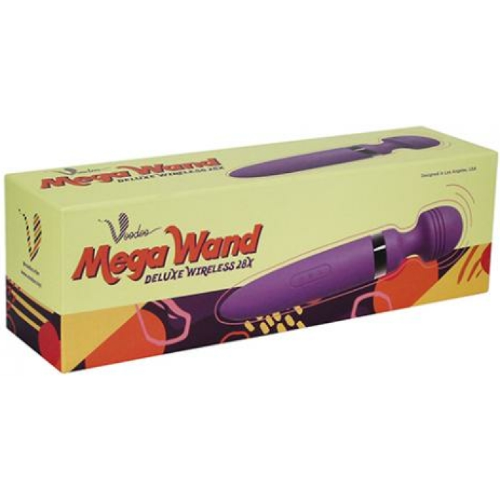 Voodoo Deluxe Mega Wand 28X Purple Body Massager - Image 1