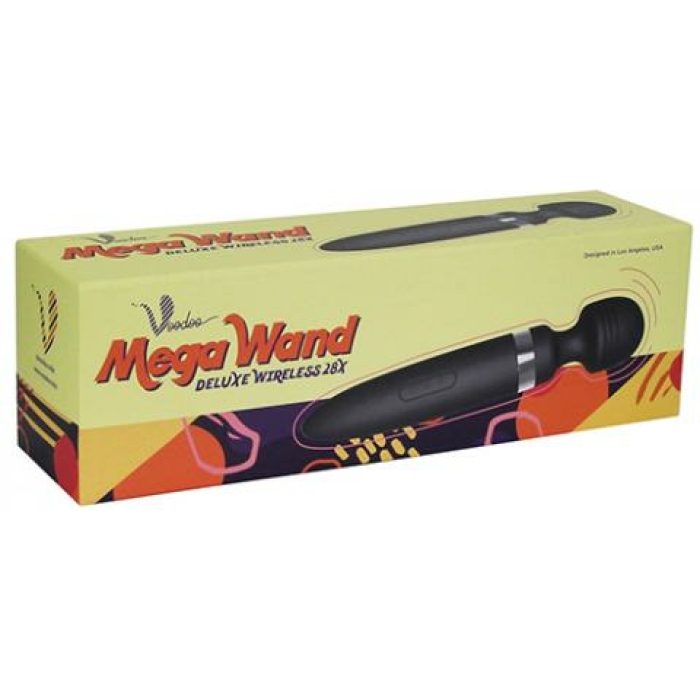 Voodoo Deluxe Mega Wand 28X Black Body Massager - Image 1