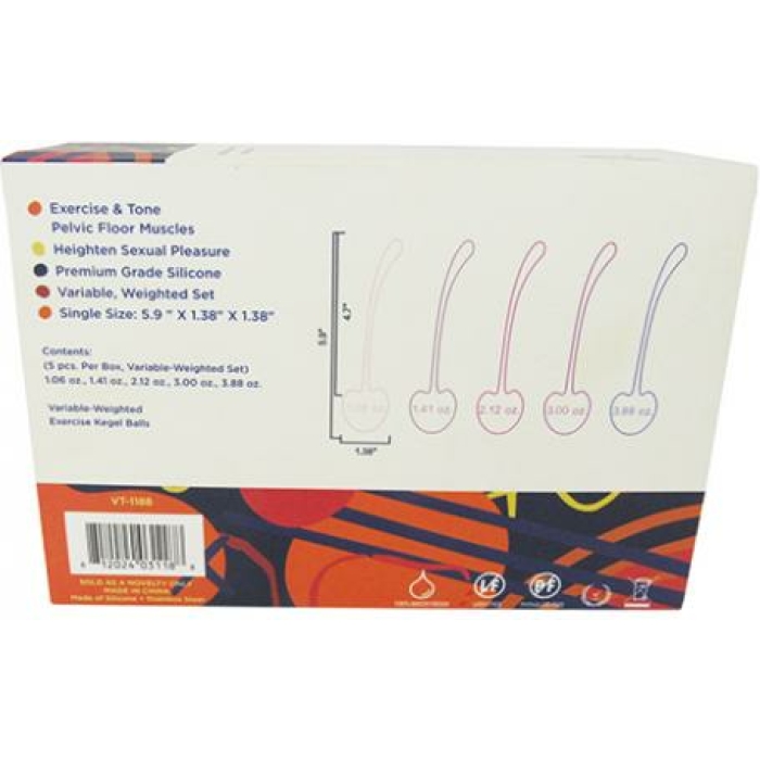 Voodoo Cherry Kegel Balls Weight Pack Of 5 - Image 3
