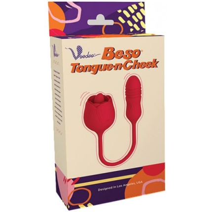 Voodoo Beso Tongue N Cheek - Red