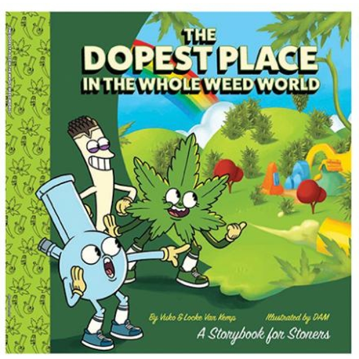 Wood Rocket The Dopest Place In The Whole Weed World Adult Storybook - Image 1