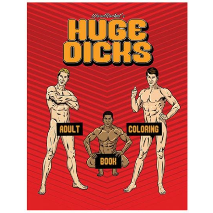 Wood Rocket Huge Dicks Adult Coloring Book - Image 1