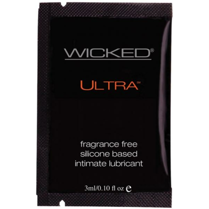 Ultra Silicone Based Lubricant - 3 ml. Packet Fragrance Free - Image 1