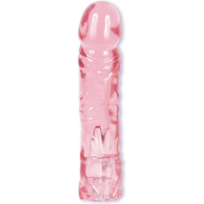 Vac-U-Lock 8" Crystal Jellies Dong - Pink - Image 1