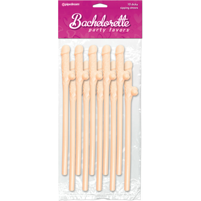 Bachelorette Party Favors Dicky Sipping Straws - Image 2