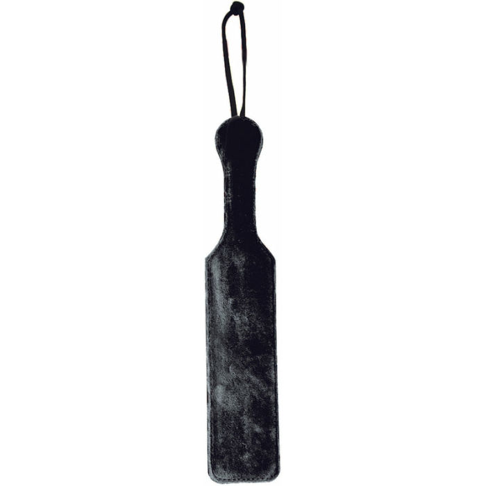 Leather Paddle With Black Fur - Image 1