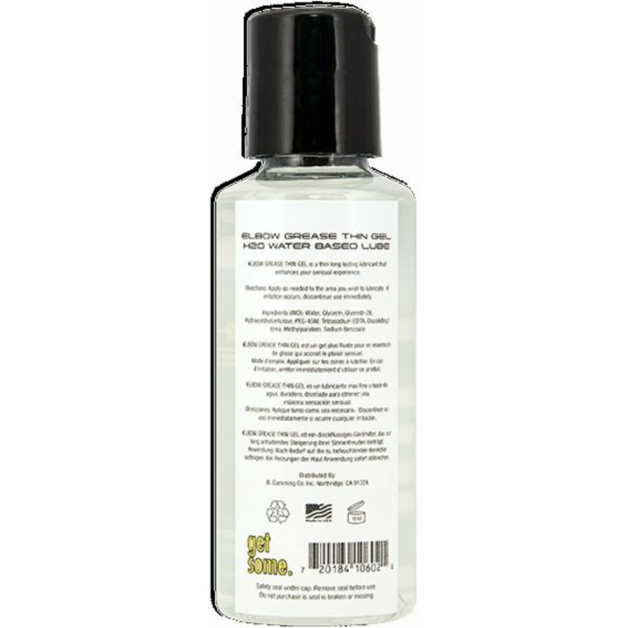 Elbow Grease H2o Thin Gel Lubricant (2.4oz) - Image 2