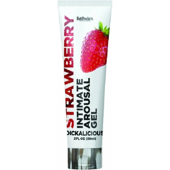 Dickalicious Penis Arousal Gel 2oz Strawberry - Image 1