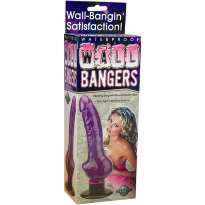 Waterproof Wall Bangers Purple Suction Cup Dildo - Image 3