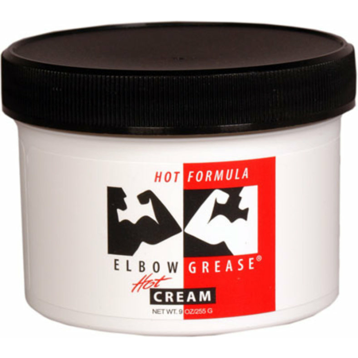 Elbow Grease Hot Cream Lubricant 9oz Jar - Image 1