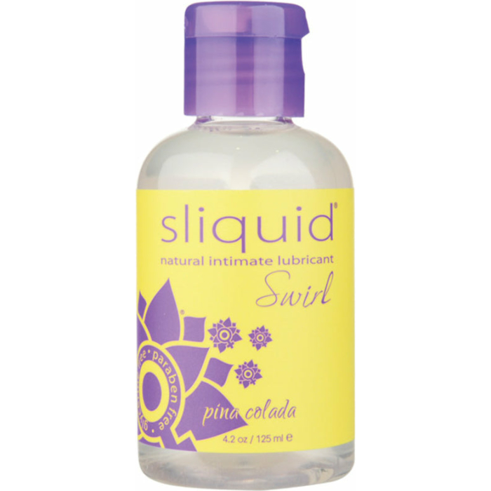 Sliquid Swirl Lubricant Pina Colada 4.2oz - Image 1