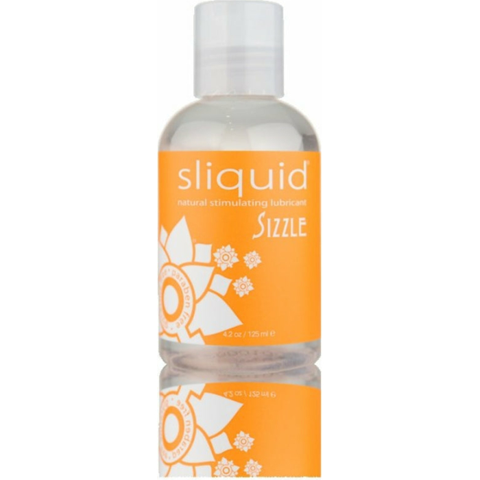 Sliquid Naturals Sizzle Warming Lubricant 4.2oz - Image 1