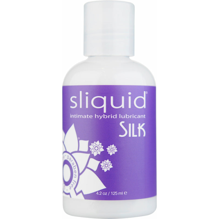 Sliquid Naturals Silk Hybrid Lubricant 4.2oz - Image 1
