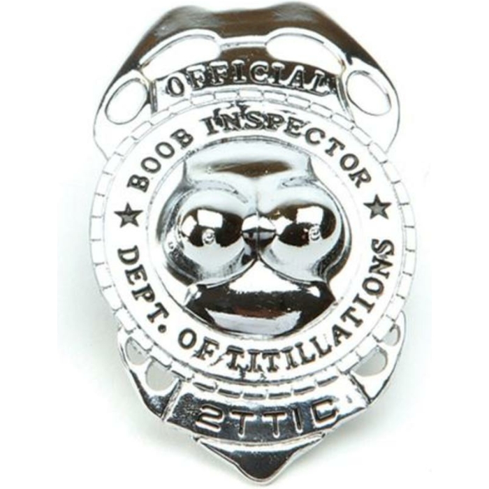 Official Boob Inspector Badge - Image 1