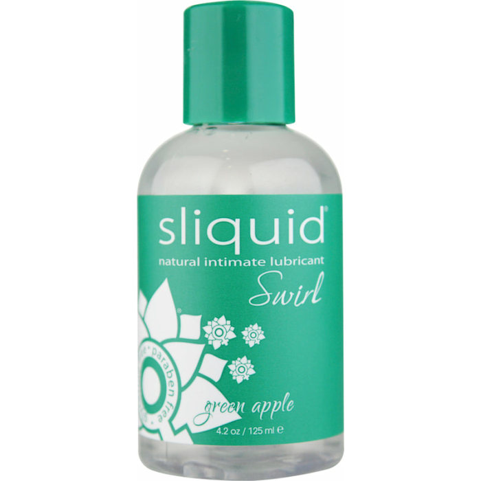 Sliquid Swirl Lubricant Green Apple Tart 4.2oz - Image 1
