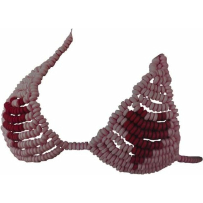Lover's Candy Bra Heart Red, Pink - Image 1