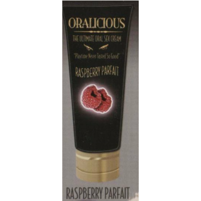 Oralicious The Ultimate Oral Sex Cream Raspberry 2oz - Image 1