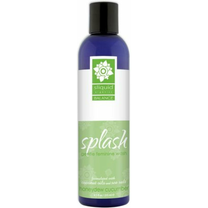 Sliquid Splash Feminine Wash Honeydew Cucumber 4.2oz - Image 1