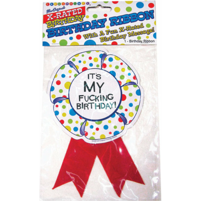 Happy Fucking Birthday Ribbon - Image 1