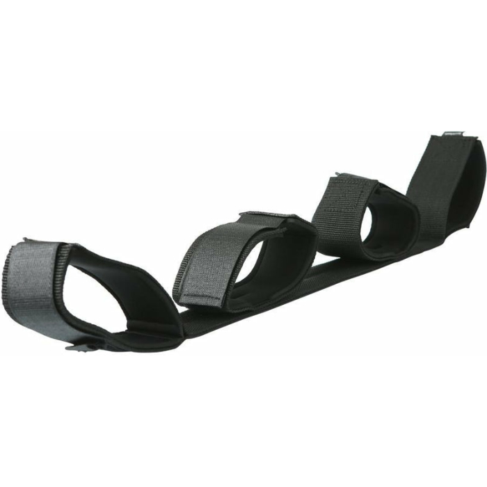 Bondage Bar with Neoprene Velcro Cuffs 24 inches Black - Image 1