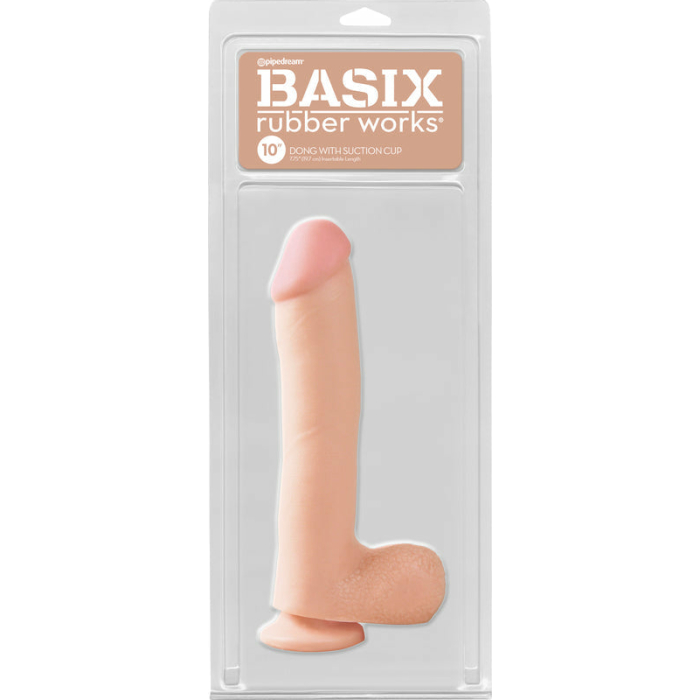 Basix 10in Dong with Suction Cup - Image 2