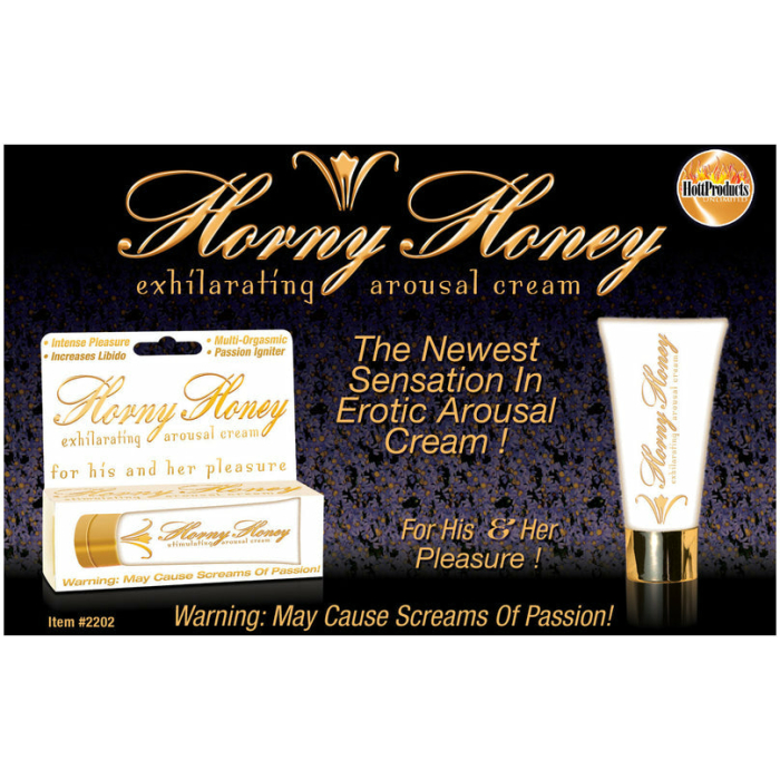 Horny Honey Stimulating Arousal Cream 1oz Tube - Image 2