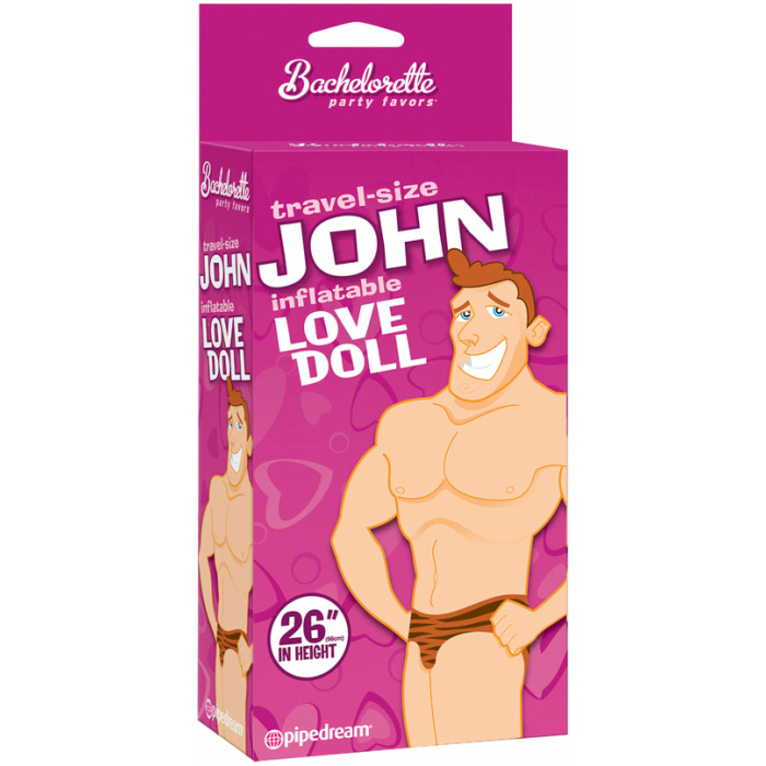 Bachelorette Party Favors Travel Size John Blow Up Doll - Image 3