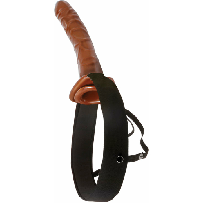 10" Chocolate Dream Hollow Strap-On - Image 1