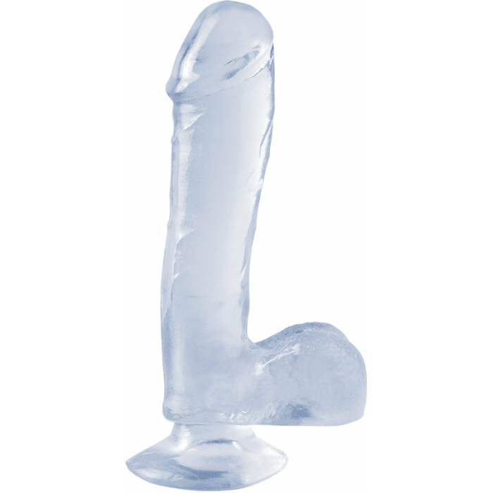 Basix Dong Suction Cup 7.5 Inches Clear - Image 1