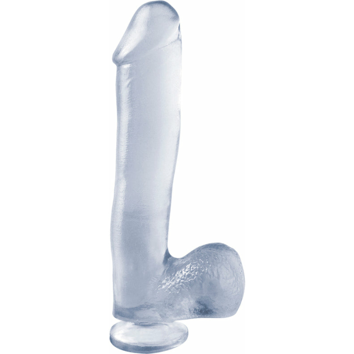 Basix Dong Suction Cup 10 Inch Clear - Image 1