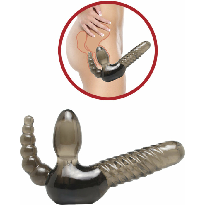 Fetish Fantasy Strapless Strap On With Anal Stimulator - Image 1