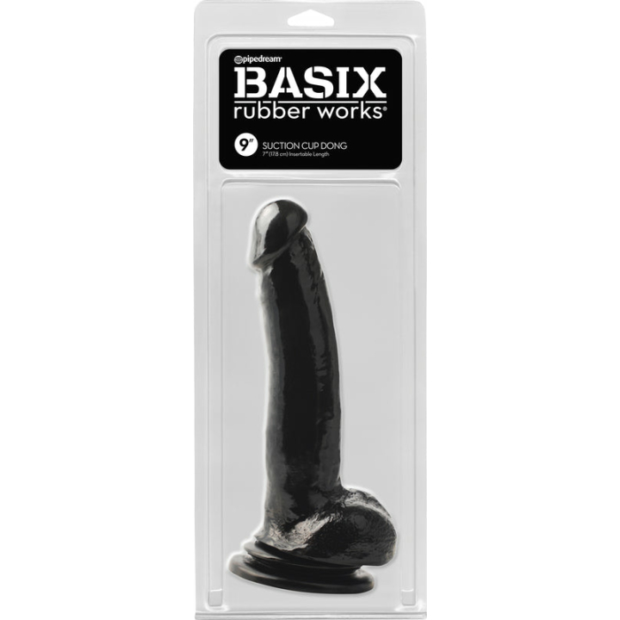 Basix 9in Suction Cup Dong - Image 2