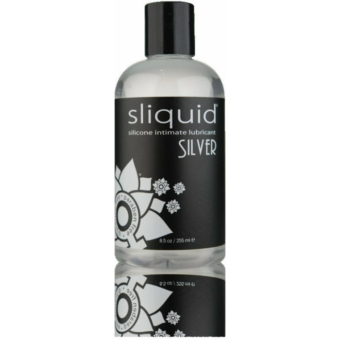 Sliquid Naturals Silver Silicone Intimate Lubricant 8.5oz - Image 1