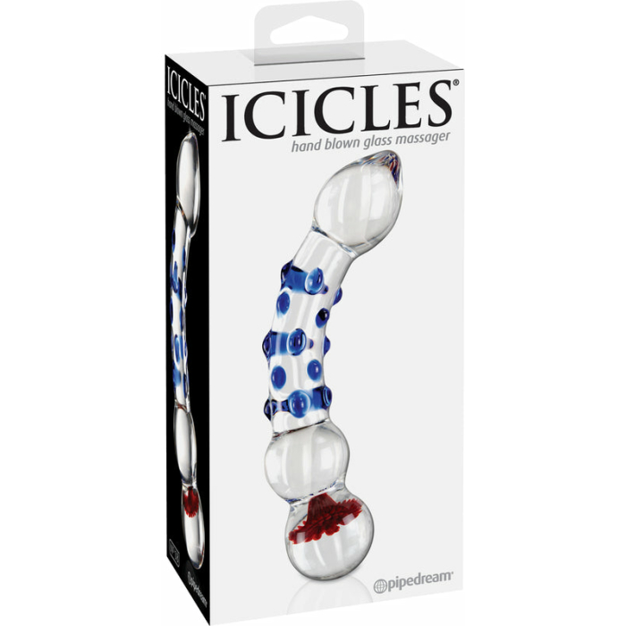 Icicles No. 18 Hand Blown Glass Massager - Image 3
