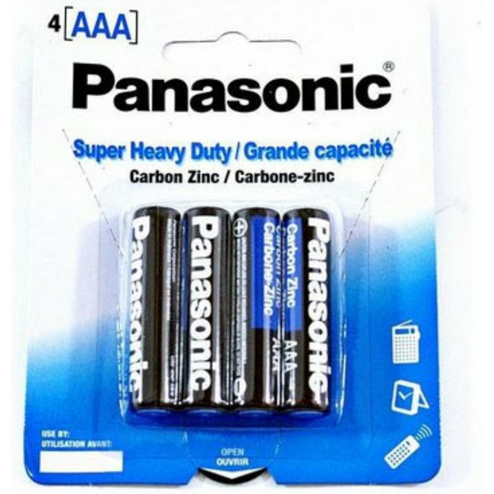 Panasonic AAA Batteries 4 Pack - Image 1