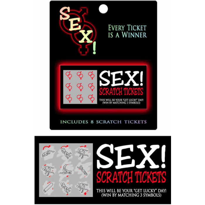 Sex Scratch Tickets (8 Per Pack) - Image 1