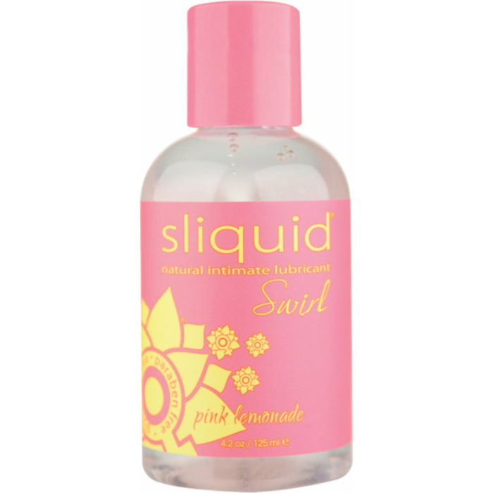 Sliquid Swirl Pink Lemonade Lubricant 4.2oz - Image 1