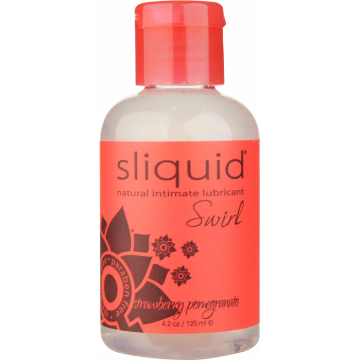 Sliquid Swirl Lubricant Strawberry Pomegranate  4.2oz - Image 1
