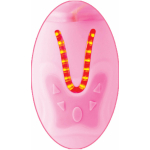 Remote Control Thrusting Rabbit Pearl Vibrator Pink - Image 2