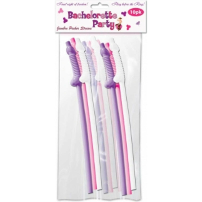 Bachelorette Flexy Super Straw Set 10 Count - Image 2