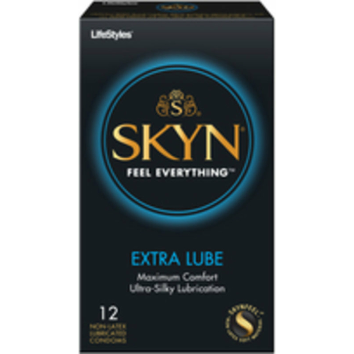 Lifestyles Skyn Extra Lubricated Condoms 12 Pack - Image 1