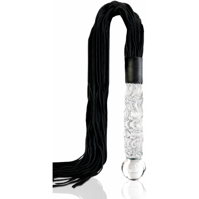 Icicles No 38 Glass Handle Cat O Nine Tails Whip - Image 1