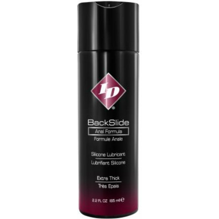 Id Backslide Silicone Anal Lubricant 2.2oz Flip Cap Bottle - Image 1