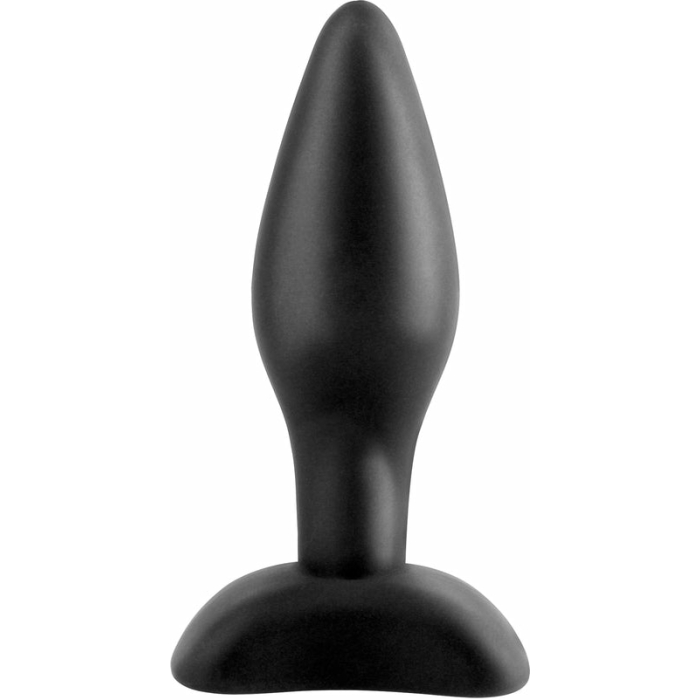 Anal Fantasy Mini Silicone Plug Black - Image 1