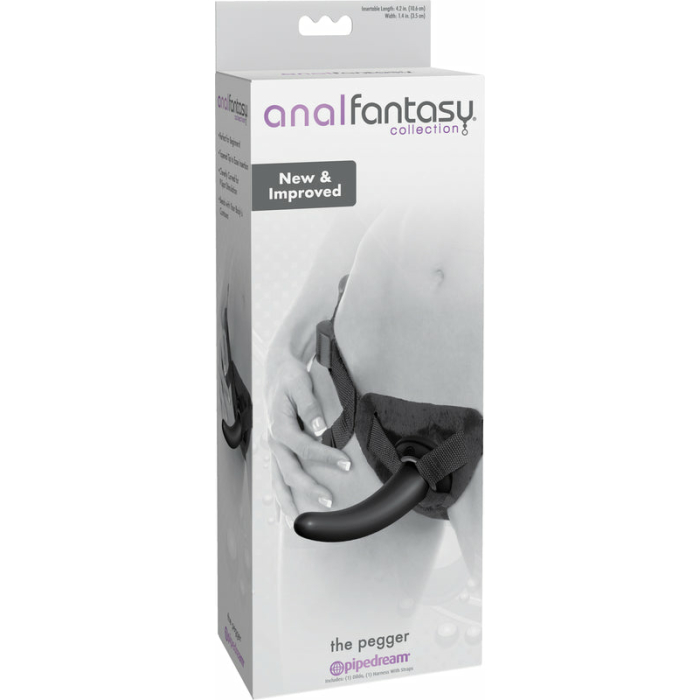 Anal Fantasy The Pegger Black Strap On - Image 3