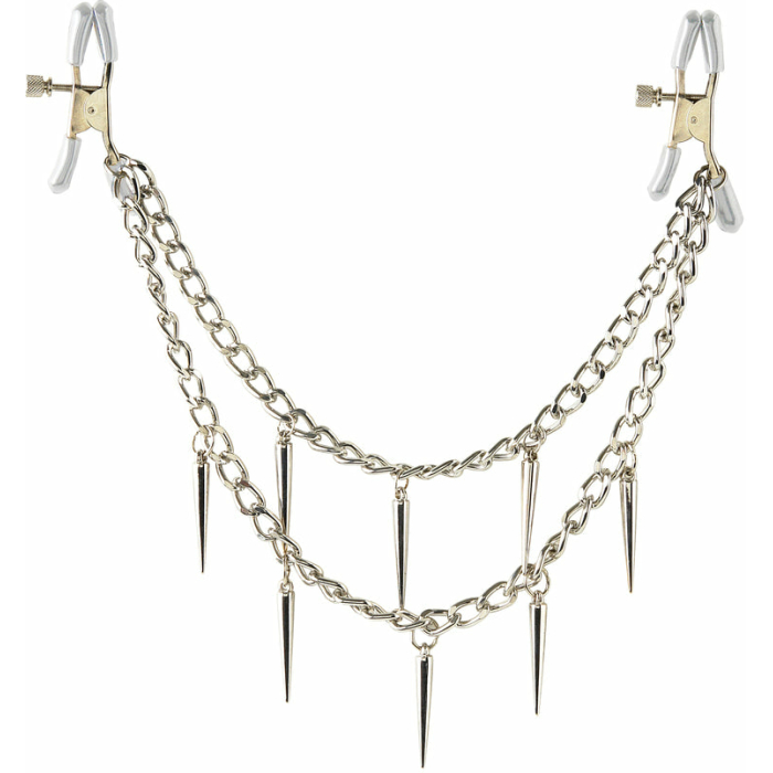 Fetish Fantasy Rock Hard Nipple Clamps Silver - Image 1